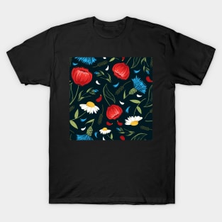 Bright flowers bouquet T-Shirt